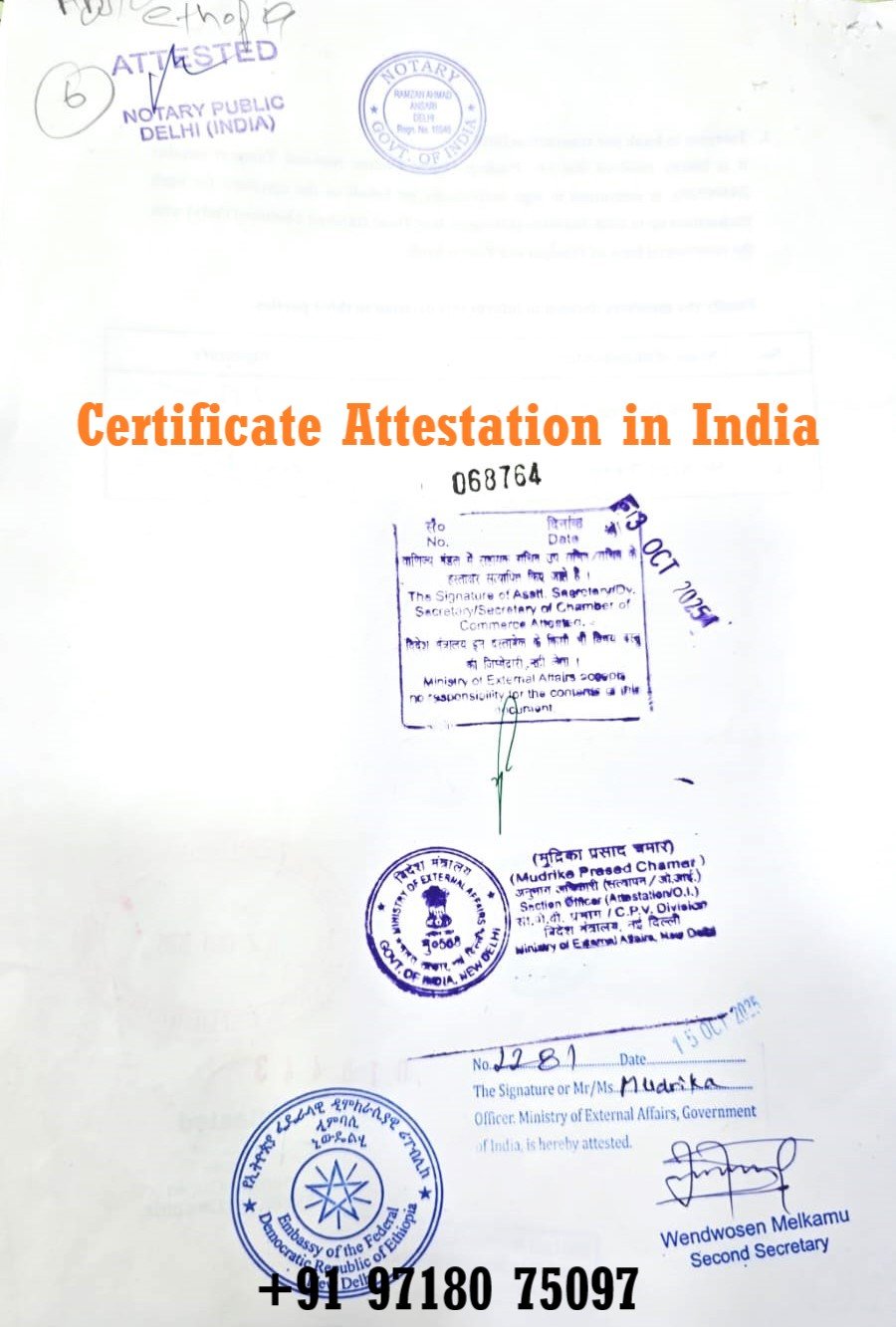 Certificate Attestation Services in India